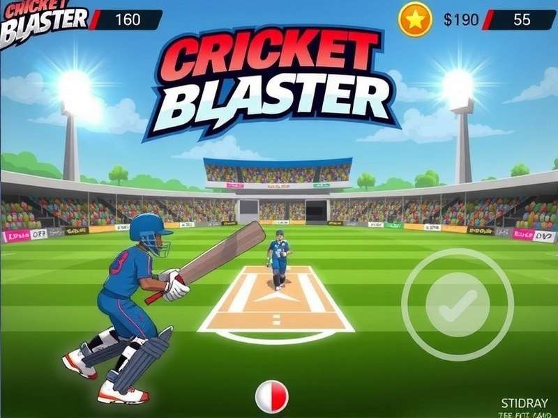 Intense cricket action in Cricket Master Blaster Cricket Master Blaster Gameplay